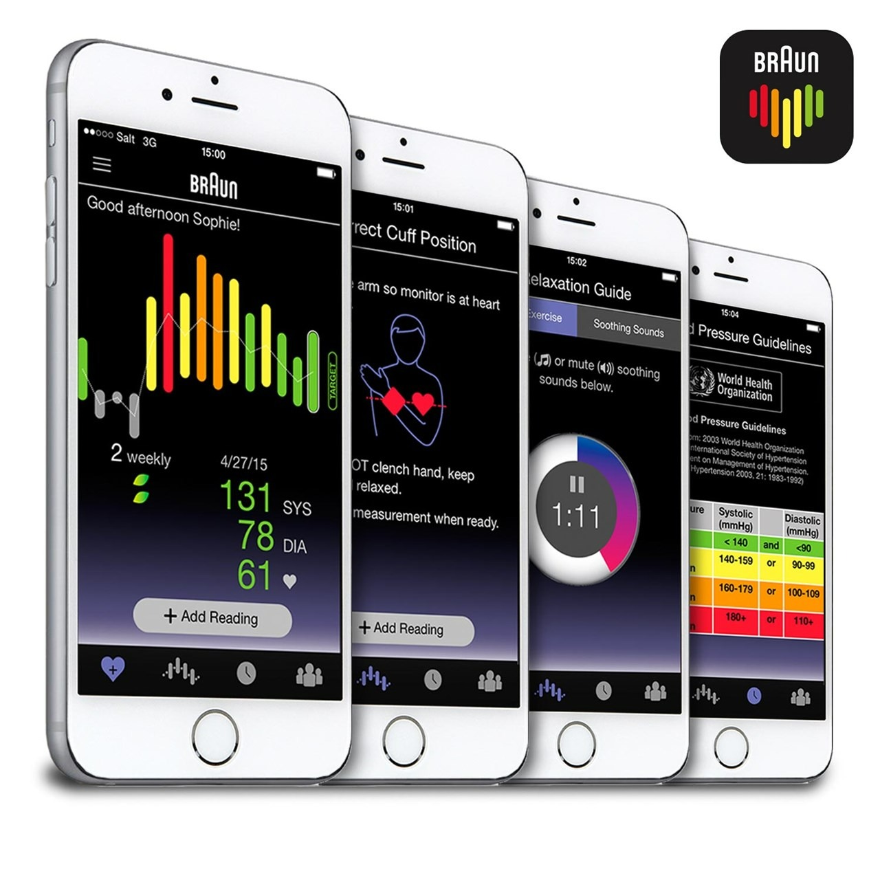 aplikácia Braun health